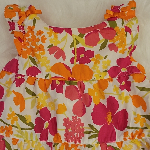 Gymboree Floral Dress 3-6mos - Picture 2 of 4